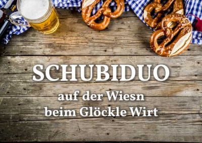 Schubiduo auf dem Münchner Oktoberfest - Livemusik für Firmenevents